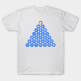 Google Cloud Platform Elements Pyramid T-Shirt